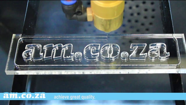 TruCUT CNC Laser 90W CO2 Cut 6mm Plexiglas Acrylic Glass Sheeting