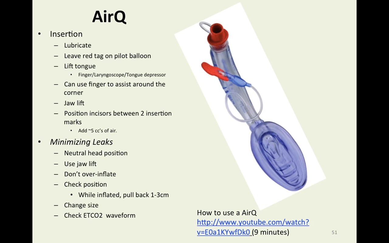 EEACC #3- SupraGlottic Airways- 11min