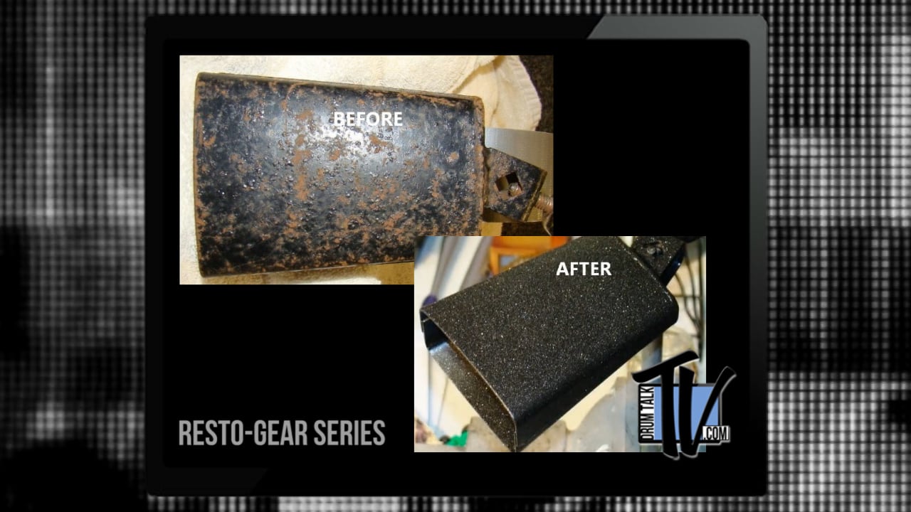 RestoCowbell and Cymbal Label Removal! on Vimeo