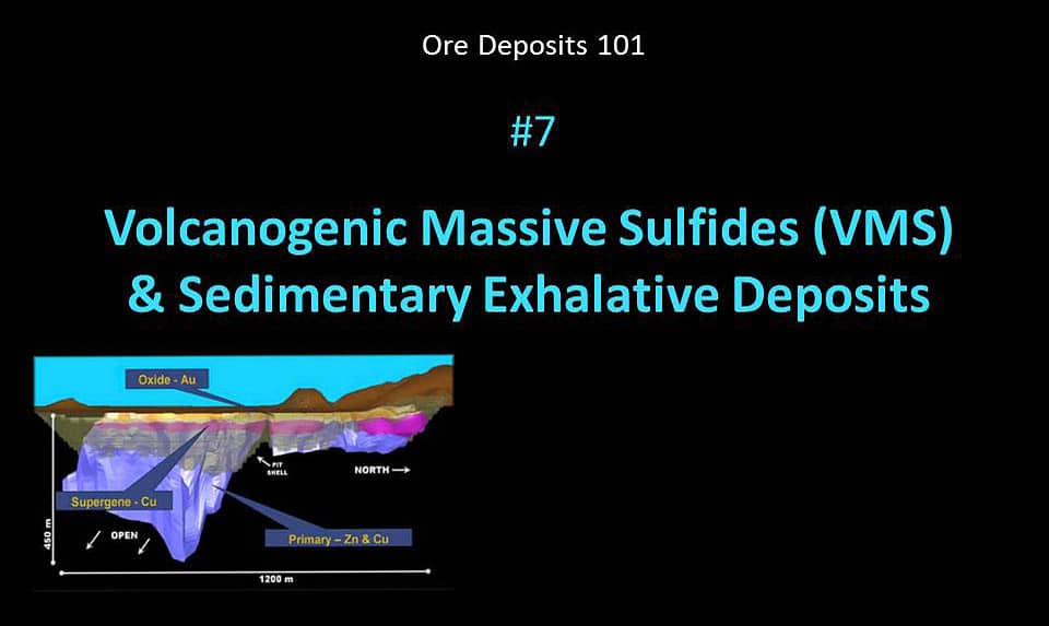 ORE DEPOSITS 101 - Part 7 - VMS (Volcanogenic Massive Sulfides) and ...