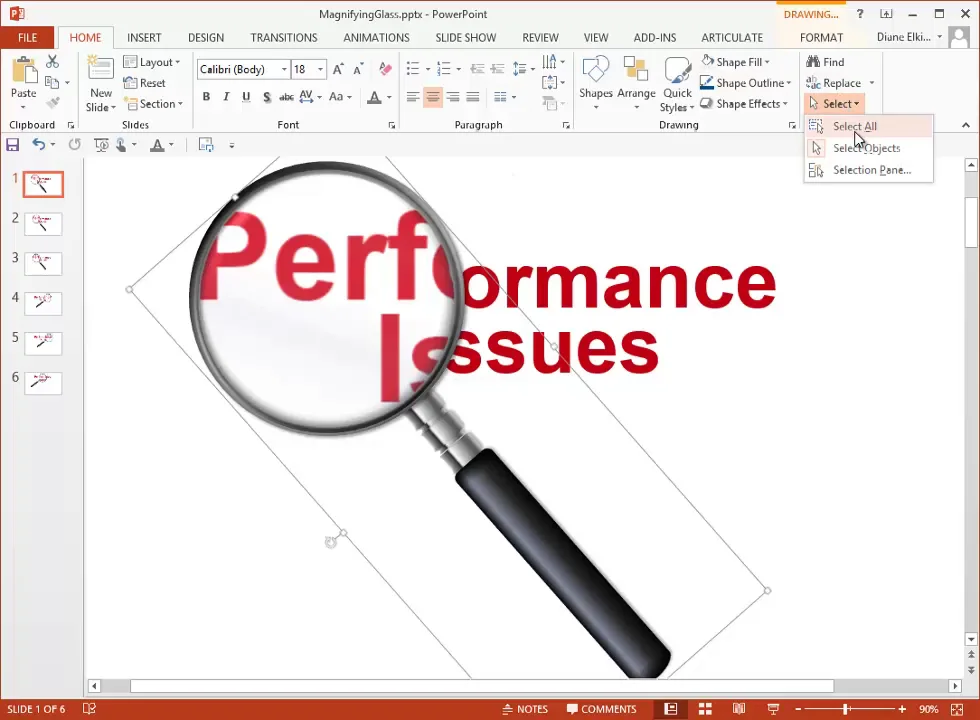 Make a Magnifying Glass Effect in PowerPoint on Vimeo