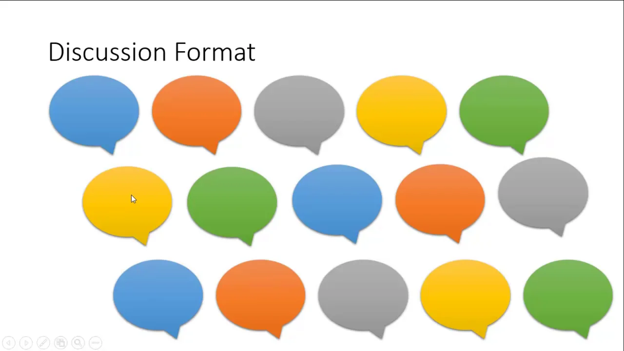 Discussion Format on Vimeo
