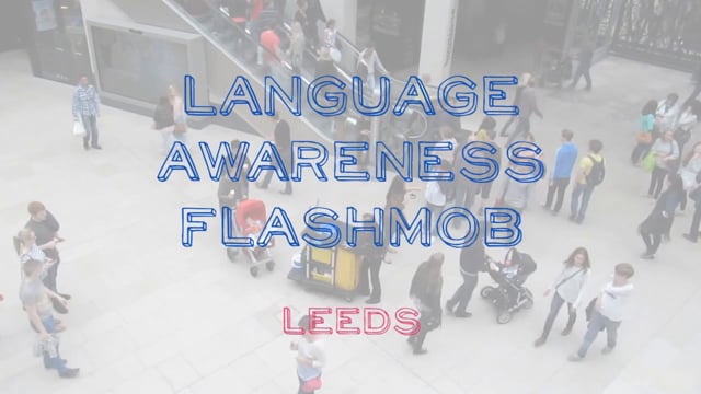 Flash-mob de idiomas