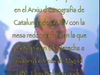 Primeres Jornades d'Antropologia de la Medicina, Tarragona 1982 Roundtable
