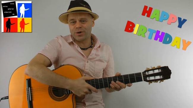 Happy birthday spielen im 3/4 Takt