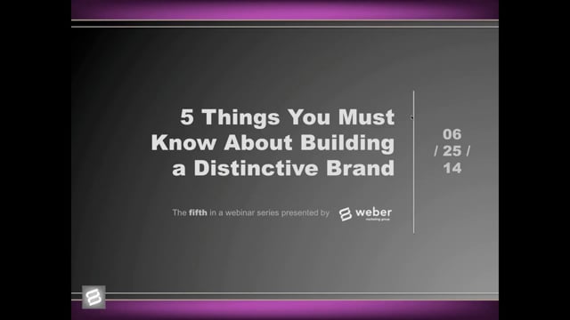 5 Things you must know about building a distinctive brand