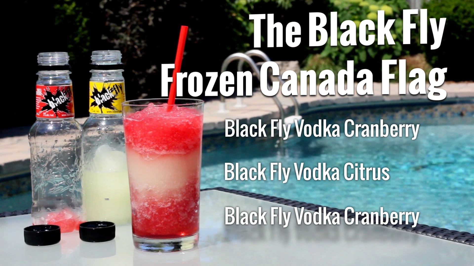 Black Fly Canada Day Weekend Slushie