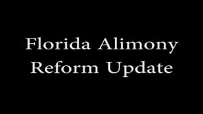 Florida Alimony Reform - New Florida Alimony Laws