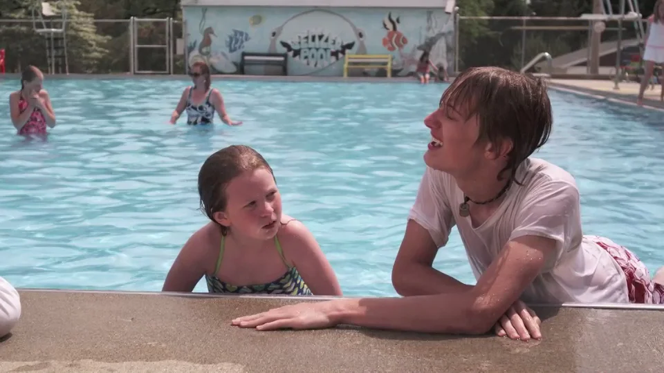 Two Elves First Time Swimming  