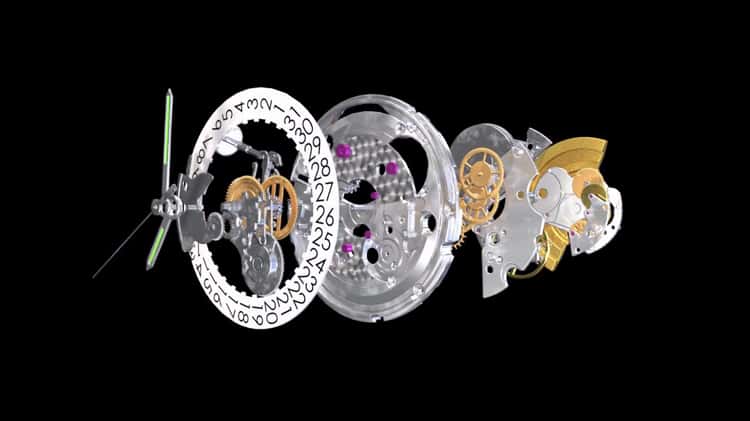 Tissot PR50 Mechanical Watch Animation ETA 2824 2 Movement on Vimeo