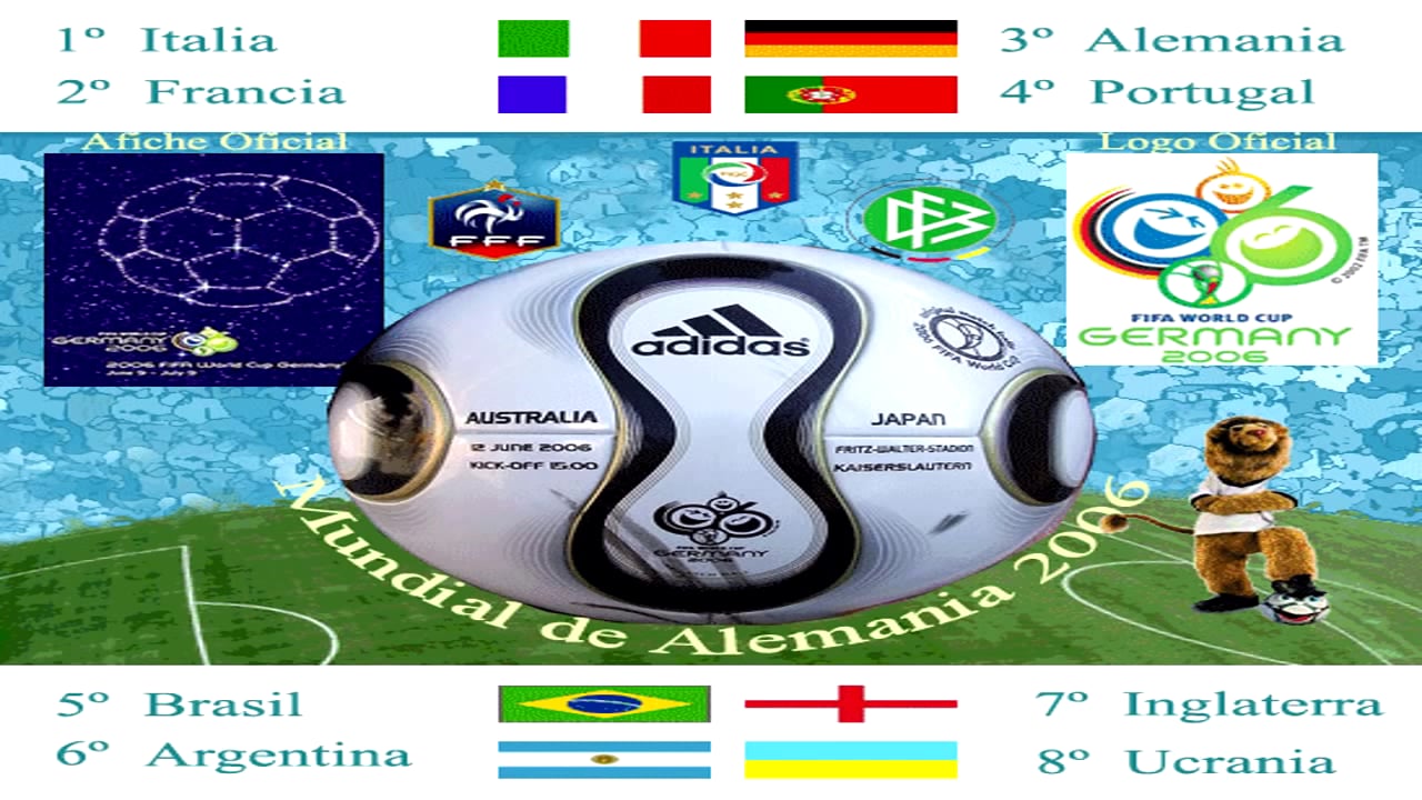 Mundial Alemania 2006 World Cup - Il Divo u0026 Toni Braxton - Composición  Gráfica