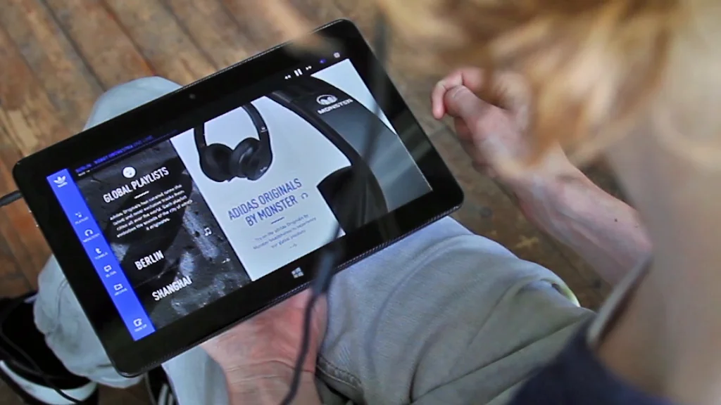 adidas Originals instore tablet on Vimeo