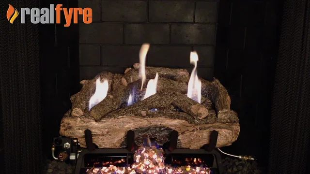 Real Fyre Charred Aged Split 30 Vent-Free Logs Only
