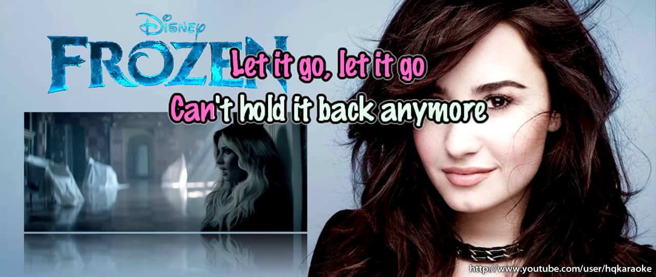 Demi Lovato Let It Go (Frozen Soundtrack) [Official Karaoke
