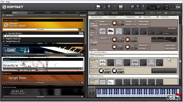 Efekty w Native Instruments Kontakt 5