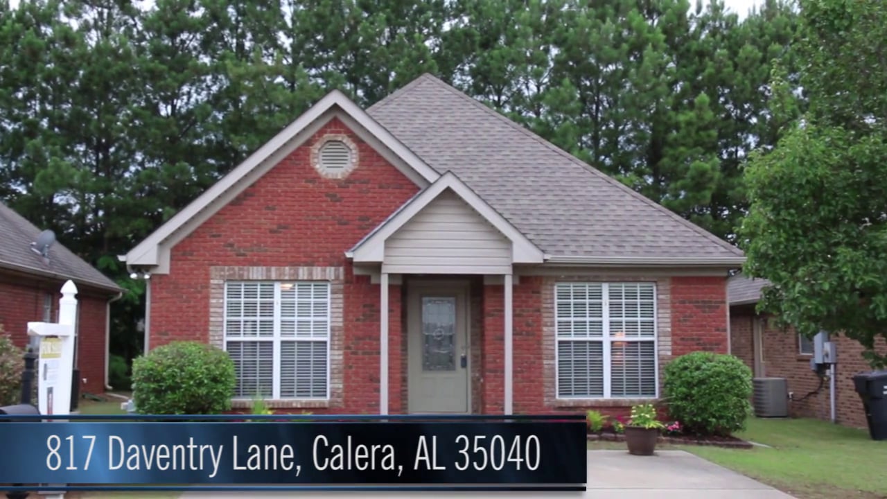 817 Daventry Lane, Calera, Al 35040 on Vimeo
