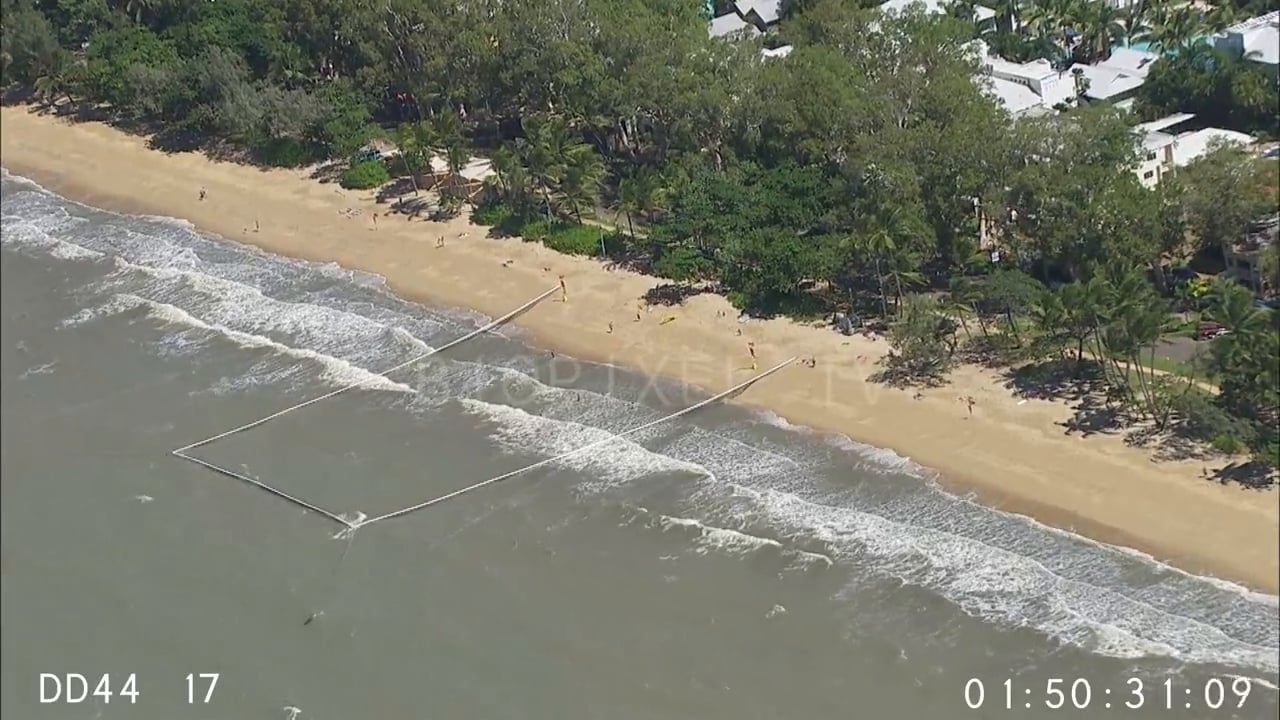 Venomous Animals Aerial Box Jellyfish Stinger net Northern beaches of Cairns on Vimeo