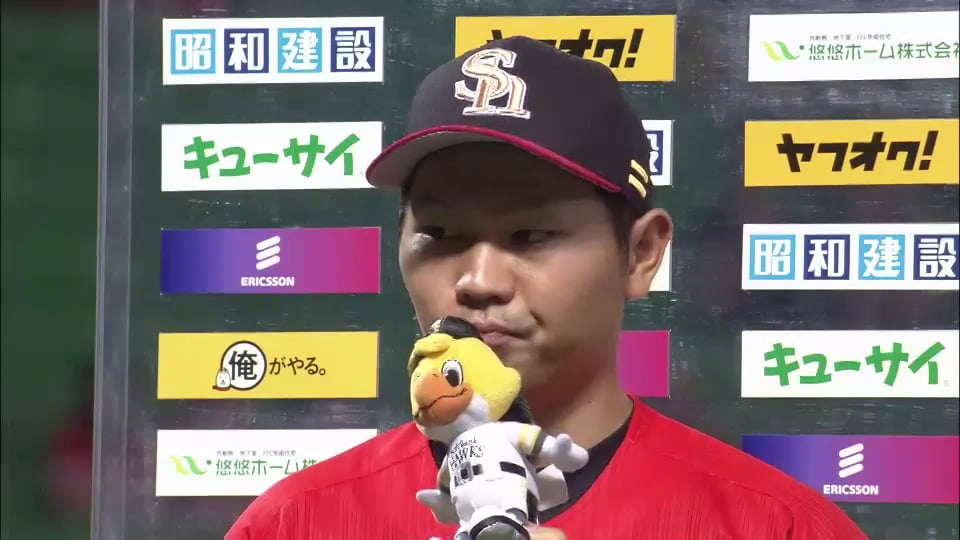 ホークス内川選手・中村選手・今宮選手ヒーローインタビュー 2014/7/9 H-Bs