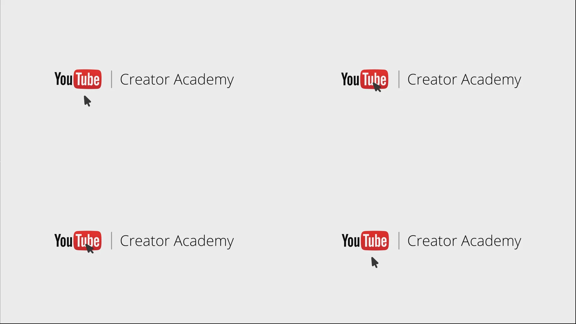 Creator Academy - Logo Animation Exploration