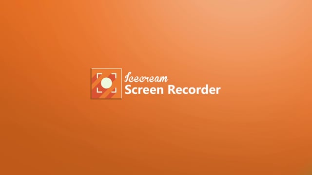 Icecream Screen Recorder