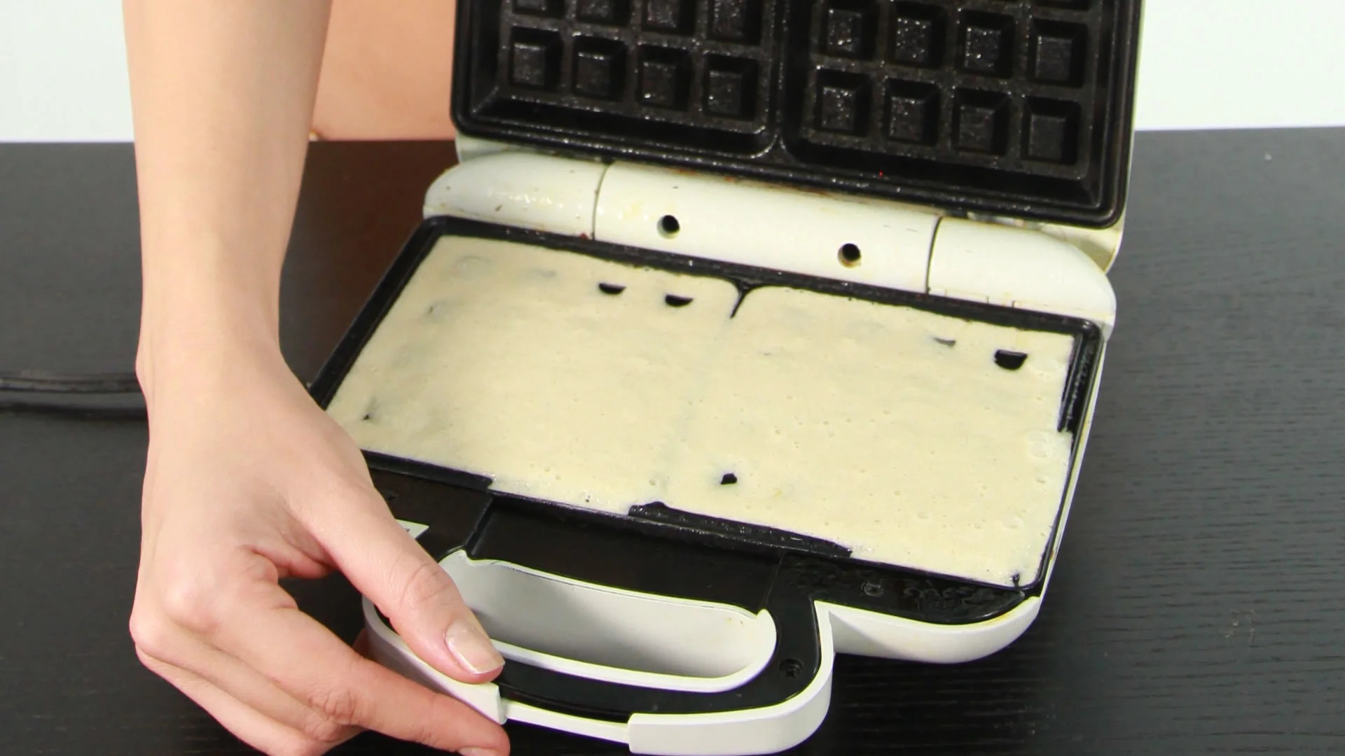 Gluten Free Pancake Waffle batter made using a Vitamix or Blendtec