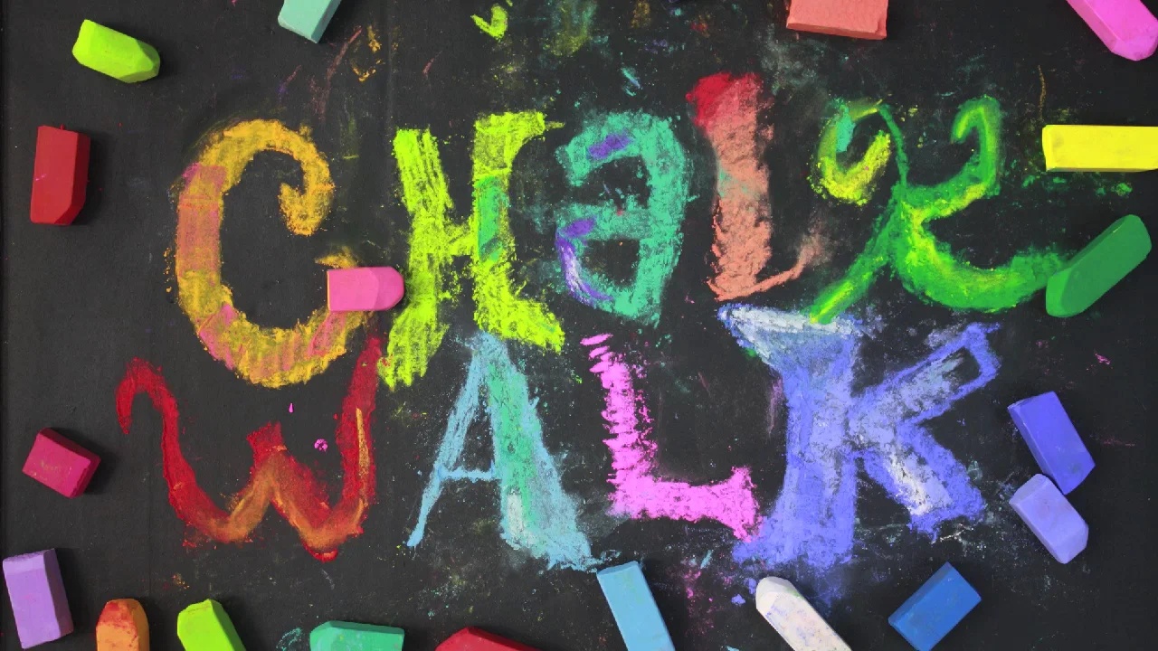 Chalk Walk Stop Motion