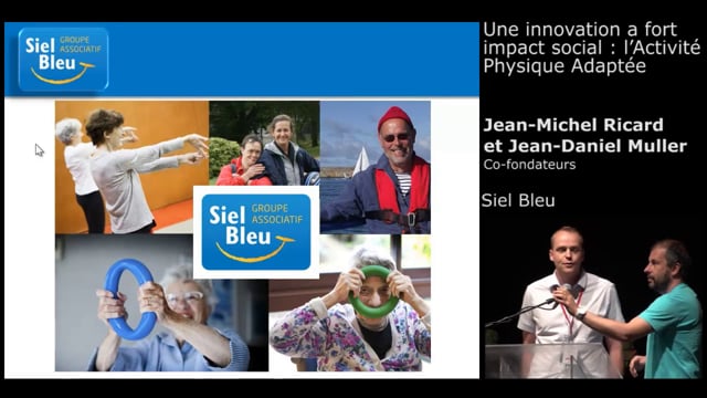 J-M Ricard, J-D Muller, fondateurs, Siel Bleu