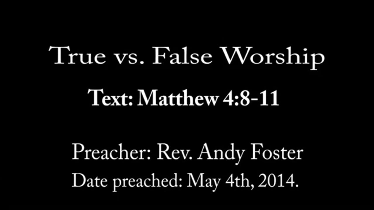 True vs. false worship