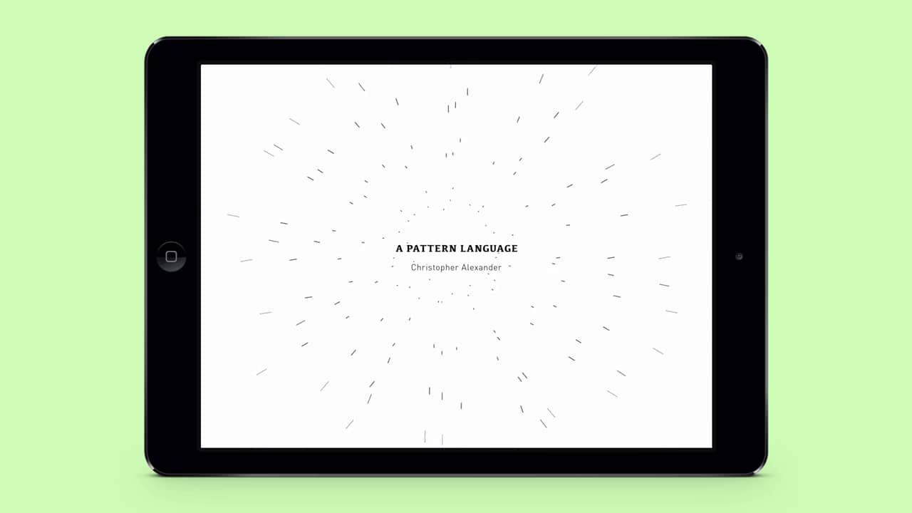 A Pattern Language | Digital Book on Vimeo