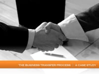 The Business Transfer Process - A Case Study
