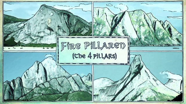 Fire Pillaren: Four Pillars of Lofoten