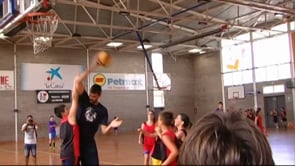 Marc Gasol al Campus de bàsquet de l'Escala