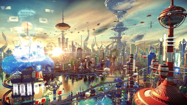 futuristic city - 3d animation short film
