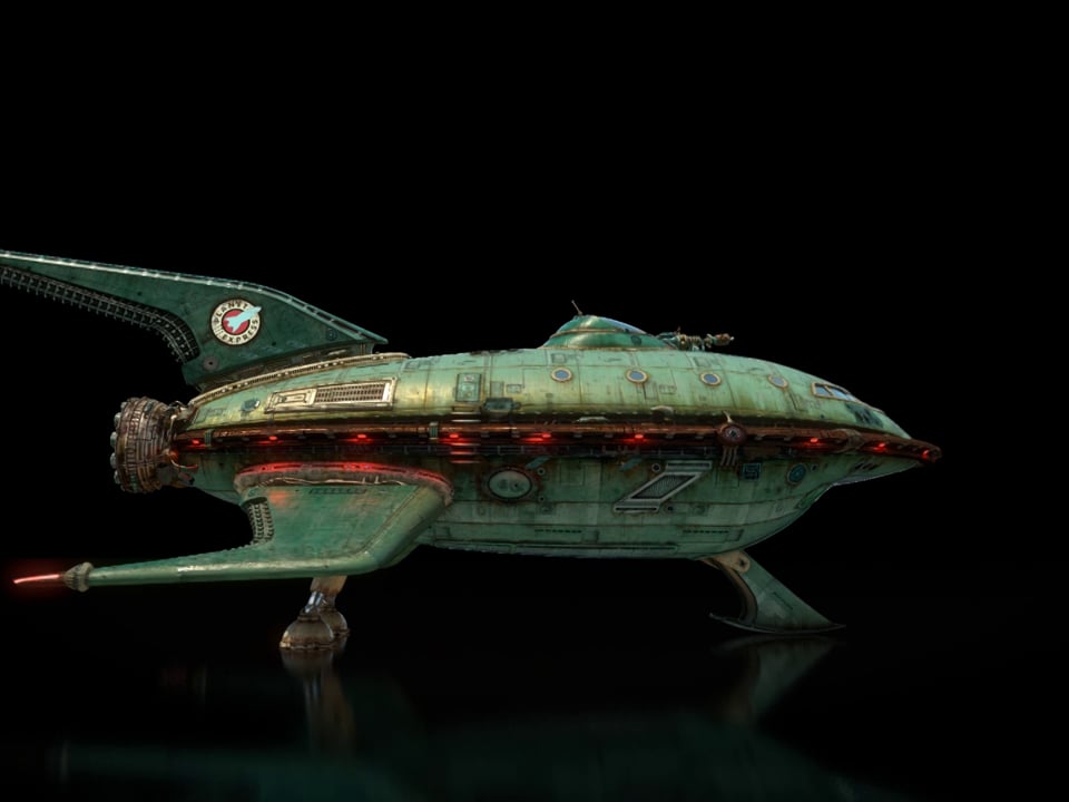 Futurama Planet Express ship