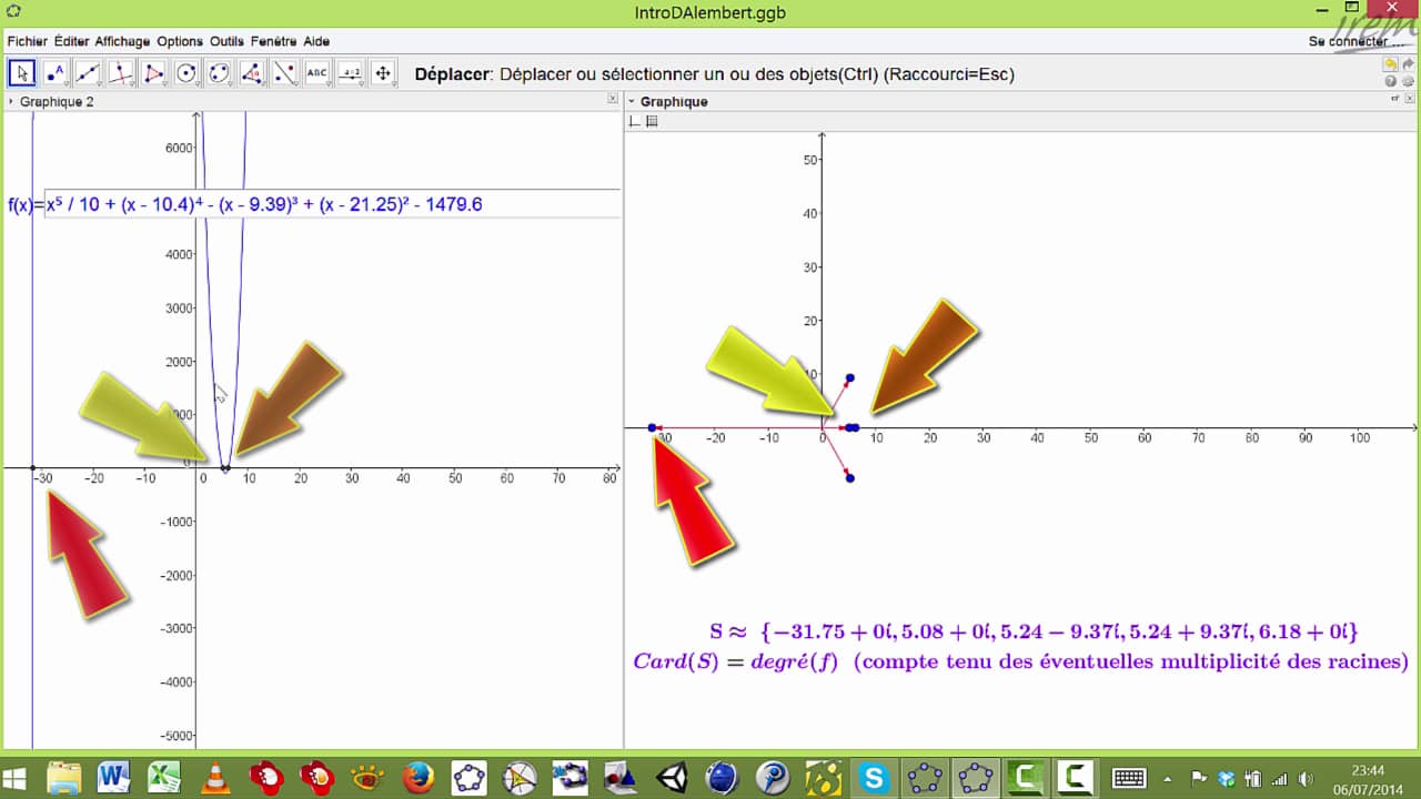 Une vision géométrique du théorème de d'Alembert Gauss on Vimeo — free download