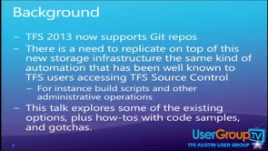 Accessing a TFS Git Repo Programmatically 