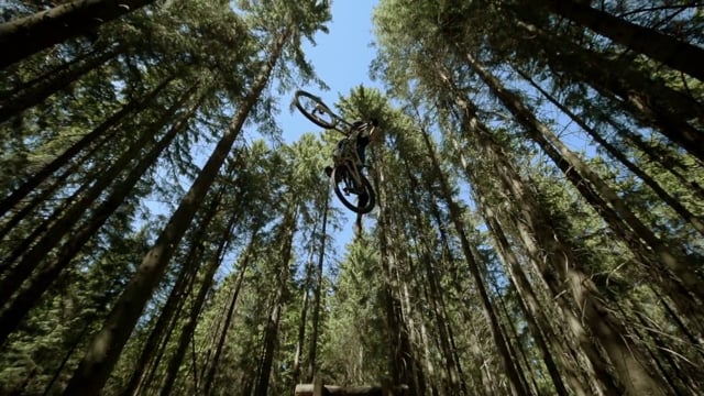 Andreas Vold shredding local trails