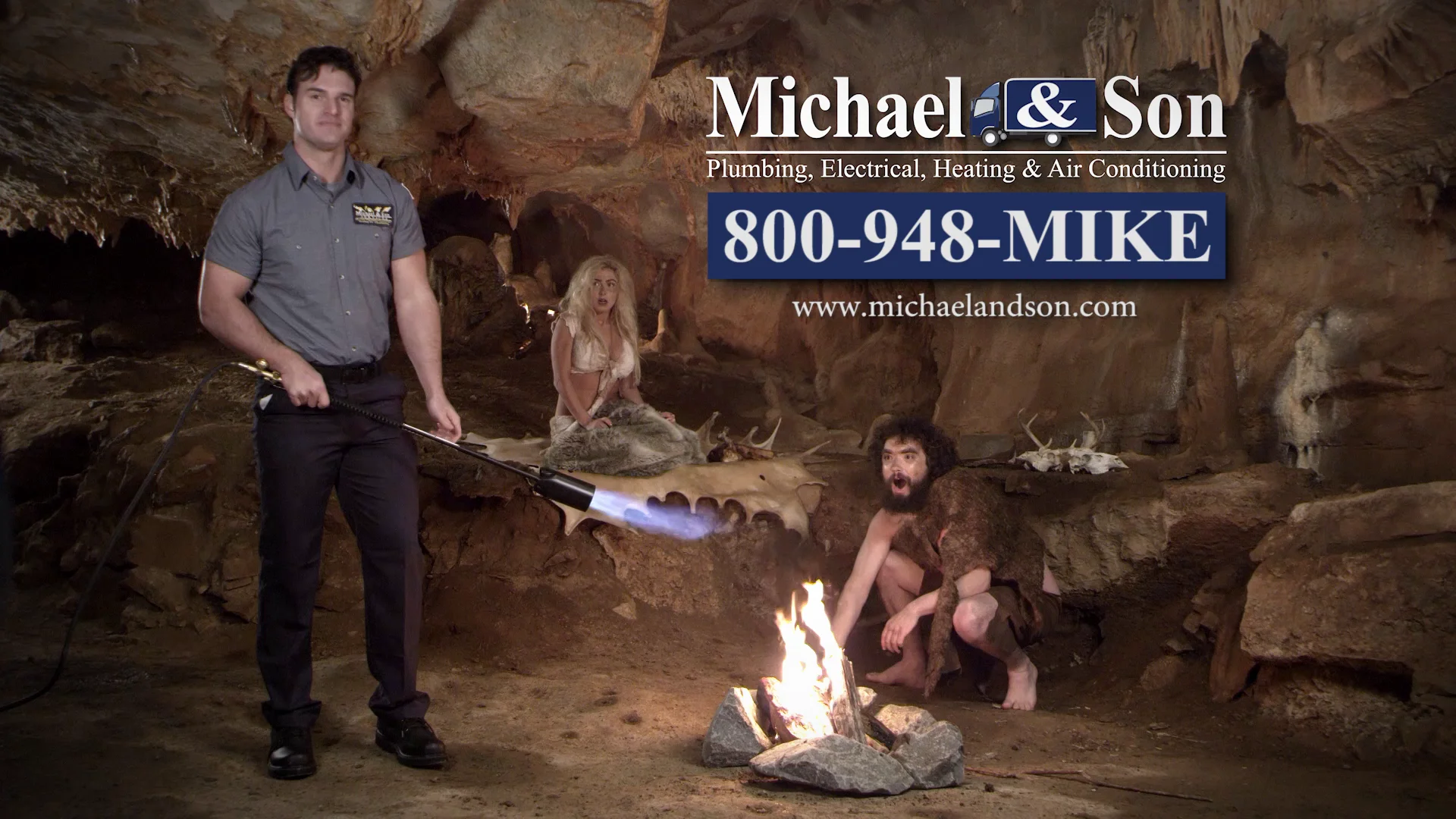 Michael and Son Caveman Commercial Produced By Northern Virginia Video  Studio on Vimeo