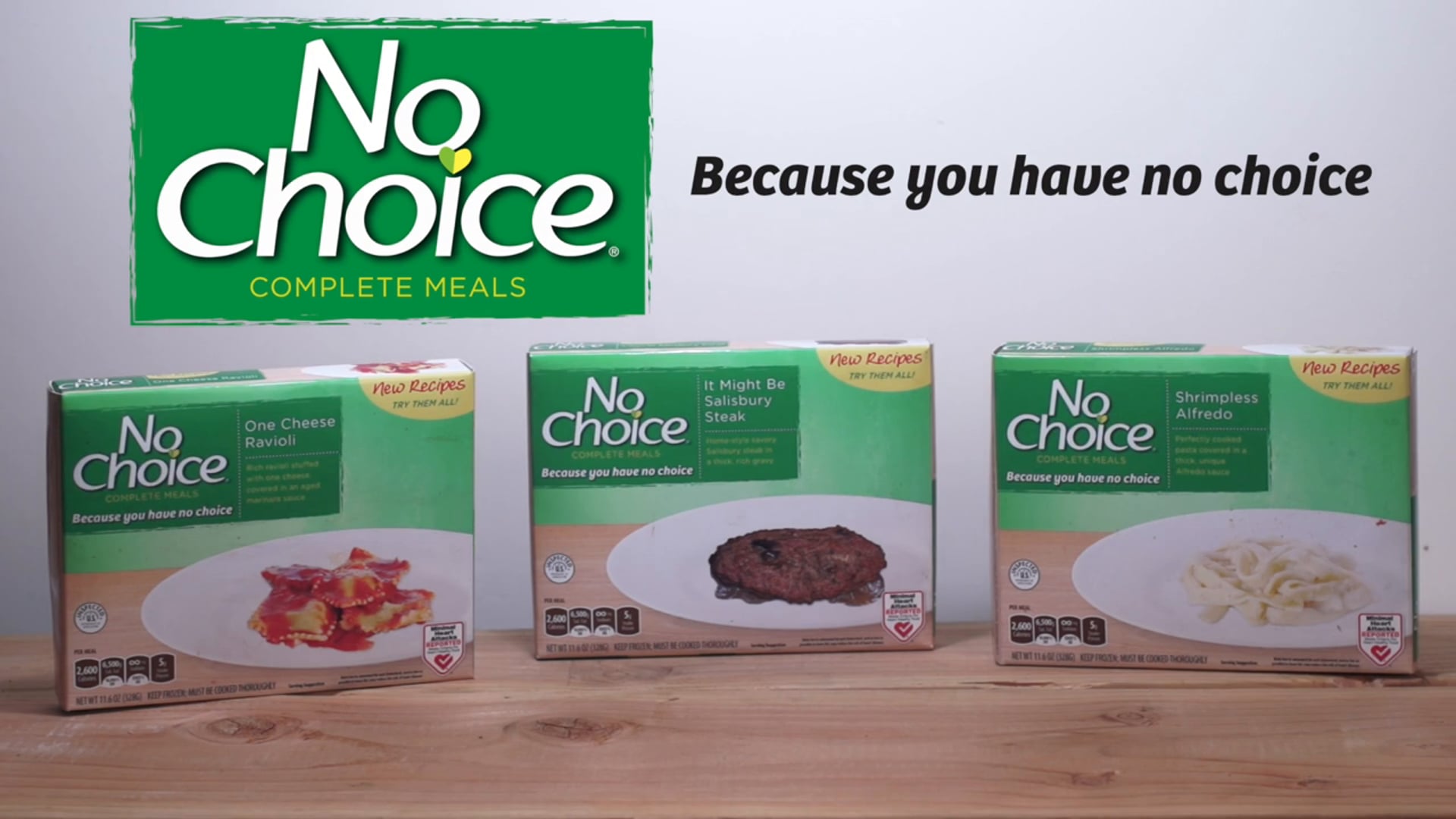 No Choice Microwaveable Meals