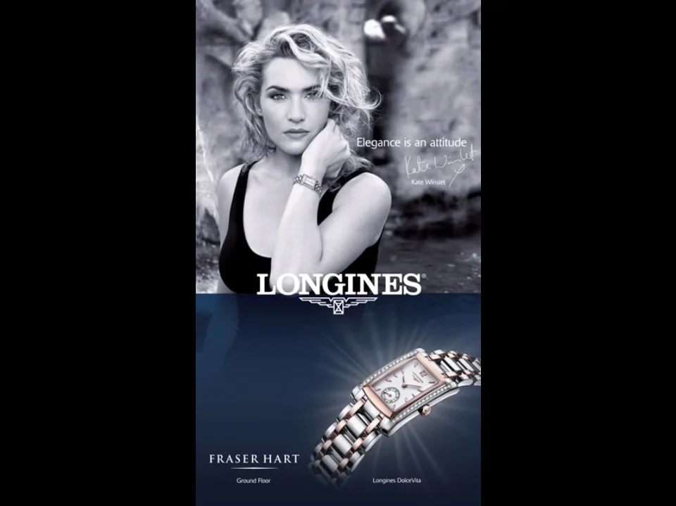 Longines Kate Winslet Digital 6 Sheet