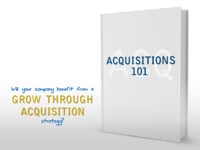 Will Your Company Benefit from a Grow Through Acquisition Strategy?