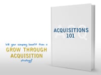 Will Your Company Benefit from a Grow Through Acquisition Strategy?