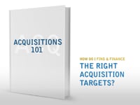 How Do I Find the Right Company to Acquire?