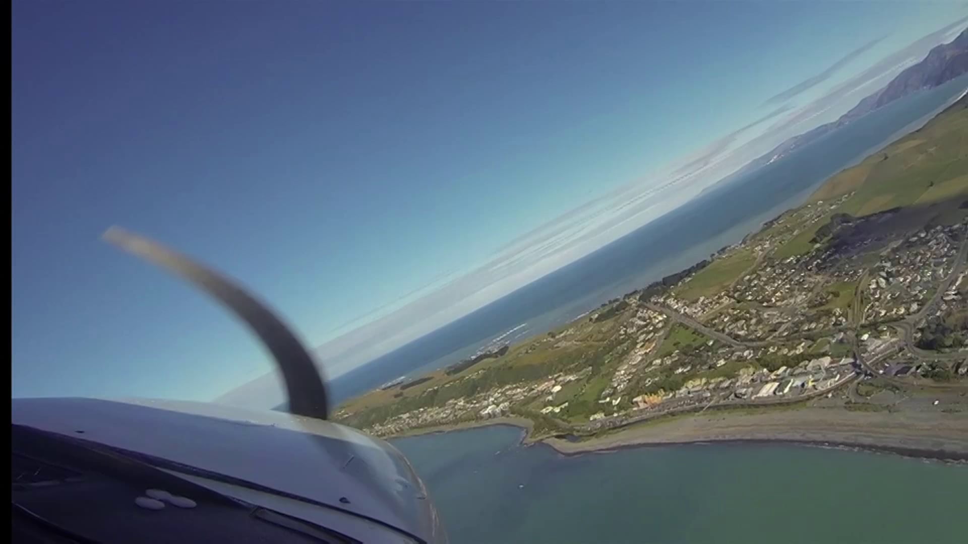 Whale watch flight, Kaikoura