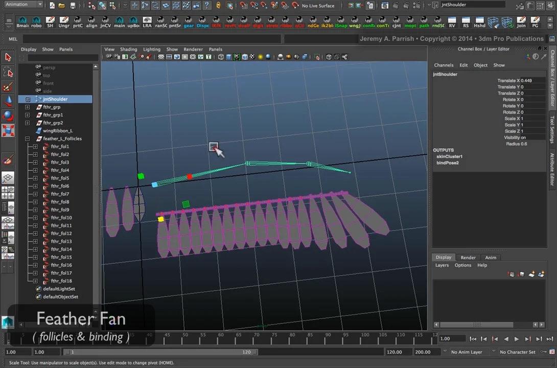 Wing Feather Rigging
