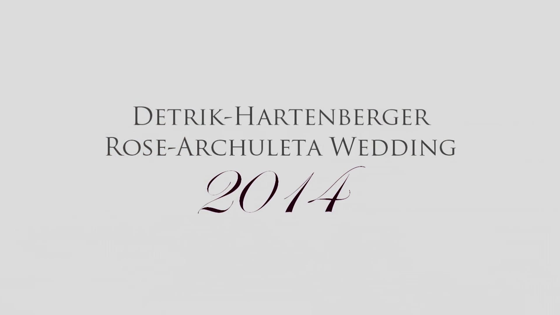 Wedding Videos