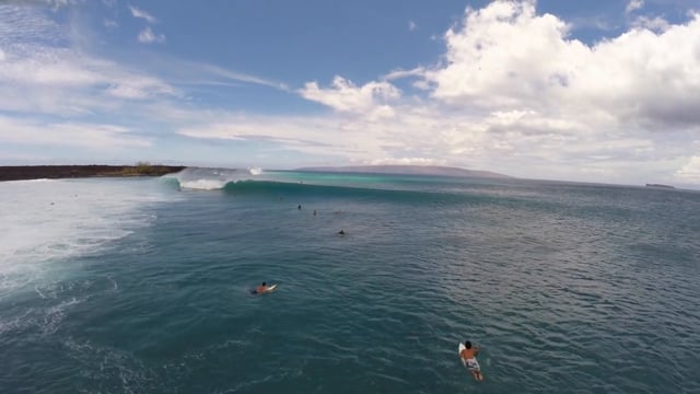 South Maui Surfing with Drone from Rafa’s View