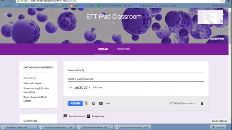 How to Annotate Student Work in the Google Classroom iPad App