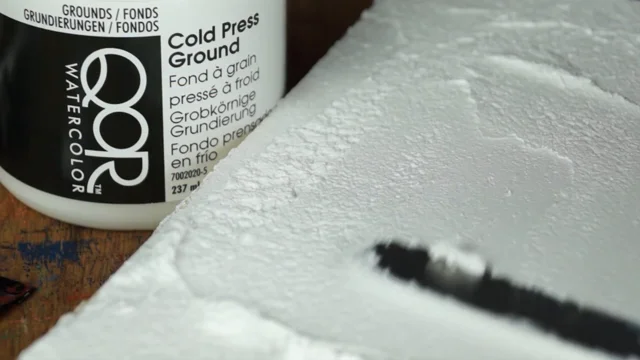 WATERCOLOR ON ANYTHING! ~ QoR Cold Press Ground ~ Art Supply Review + Demo  