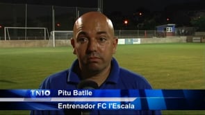 Primer partit del FC L'Escala